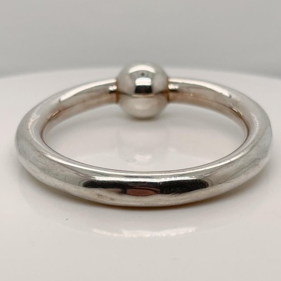 Authentic Rare Antique Tiffany & Co. 925 Sterling Silver Teething Ring & Rattle - Picture 5 of 8